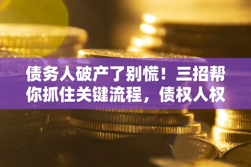 武汉债务人破产了别慌！三招帮你抓住关键流程，债权人权益不再缩水