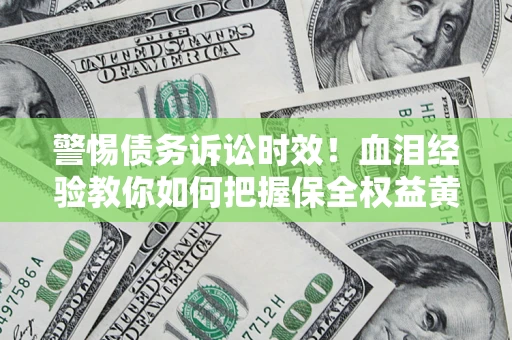 武汉警惕债务诉讼时效！血泪经验教你如何把握保全权益黄金期