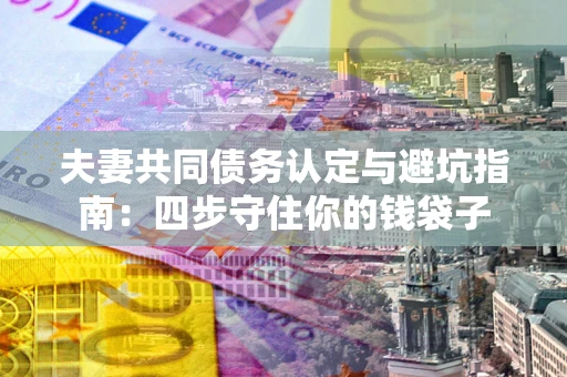 武汉夫妻共同债务认定与避坑指南：四步守住你的钱袋子